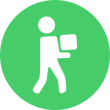 man carrying package