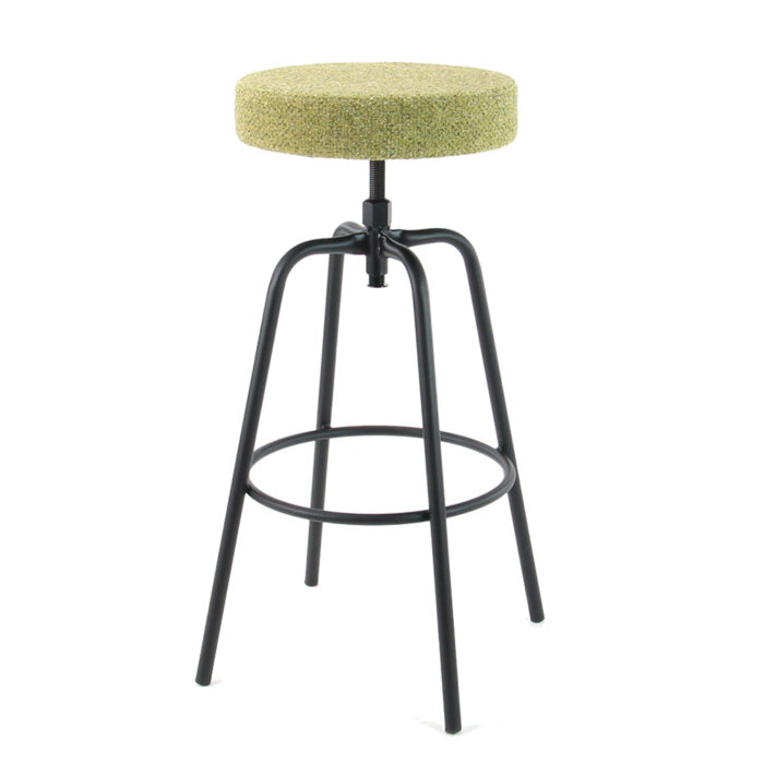 Hocker esszimmer gepolstert hoch drehbar ohne lehne mustard