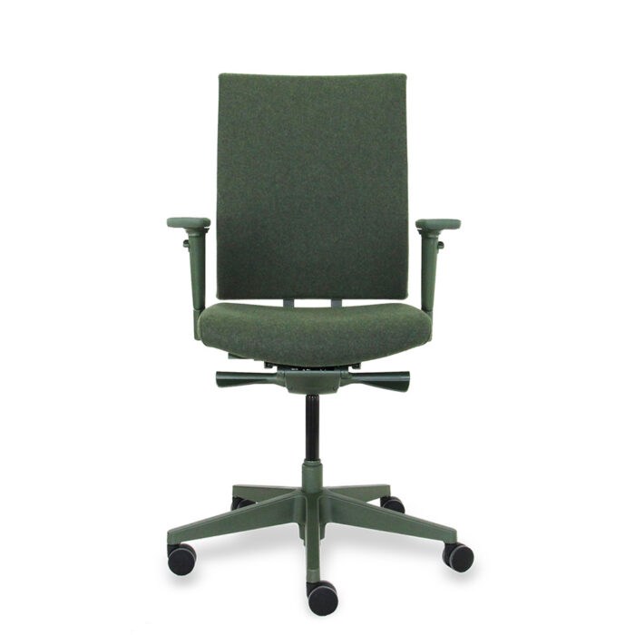 Buerostuhl gruen ergonomisch Schreibtischstuhl gruen front