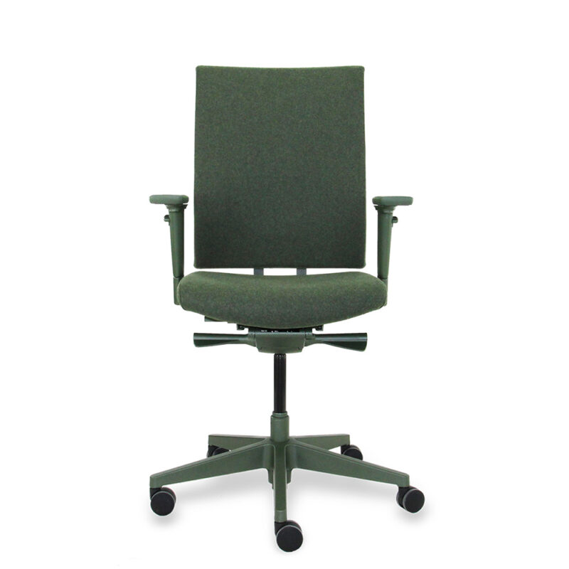 Buerostuhl gruen ergonomisch Schreibtischstuhl gruen front
