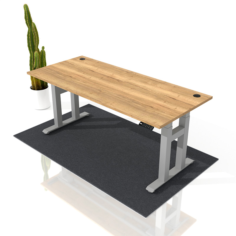 Schwerlast Tischgestell mit Halifax Eiche Tischplatte Solid 300 kg