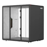 Meeting Pod Büro – Schallschutzkabine für 4 Personen in Schwarz