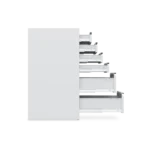 Schubladenschrank aus Metall, 6 Schubladen – abschließbar (500 × 500 × 900 mm) – Bild 5