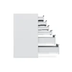 Schubladenschrank aus Metall, 6 Schubladen – abschließbar (500 × 500 × 900 mm) – Bild 8