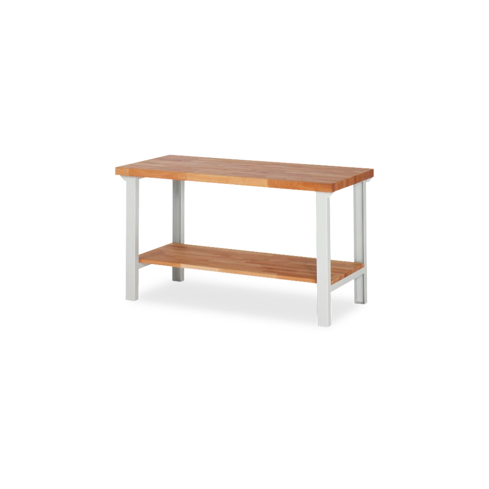 03_7000-7-157B4S.12 Profi-Werkbank Basic-7 – Ablageboden (1000 mm–2000 mm) – Detailansicht