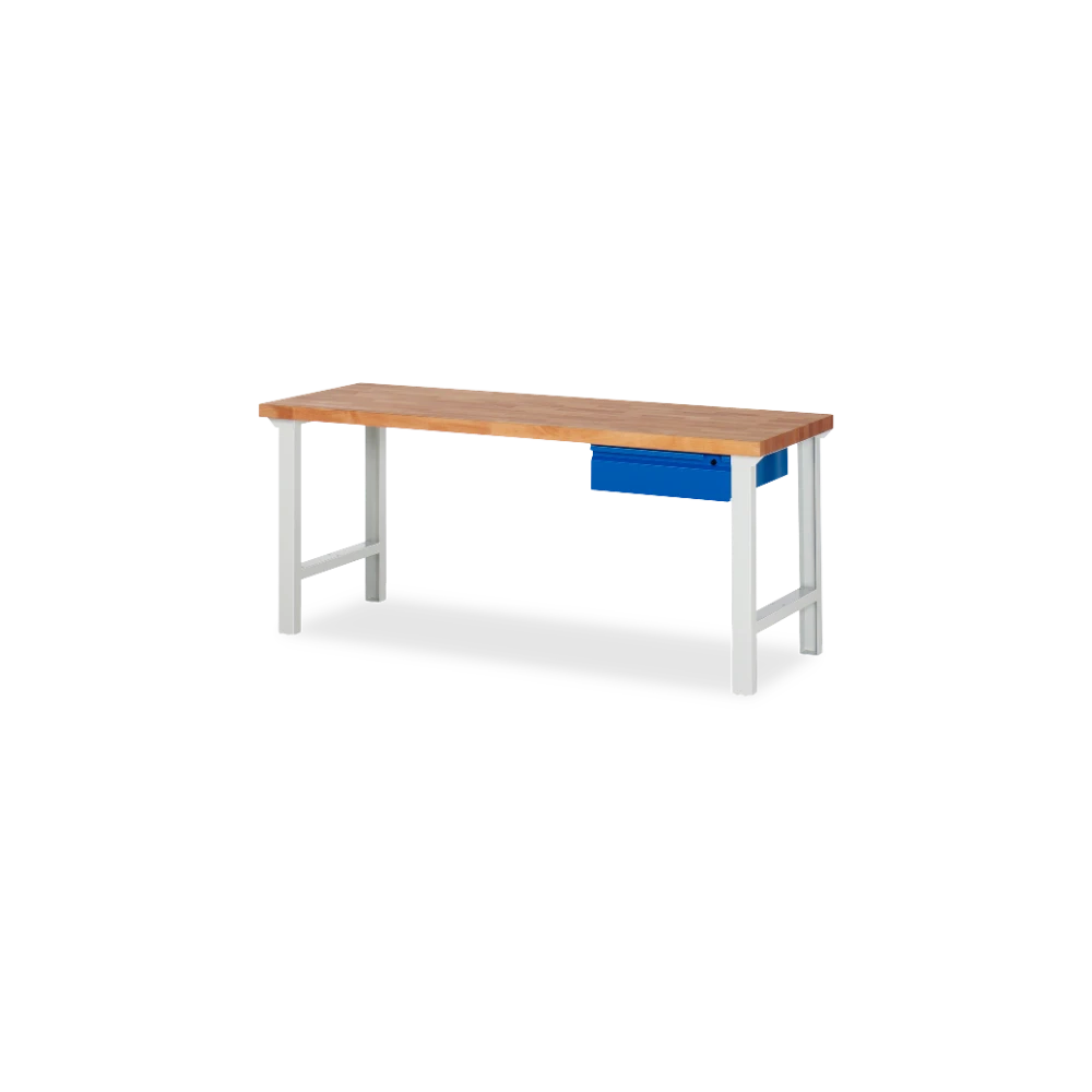 03_7001I1-207B4S.11 Profi-Werkbank Basic-7 – 1 schublade (1000 mm–2000 mm) – Detailansicht