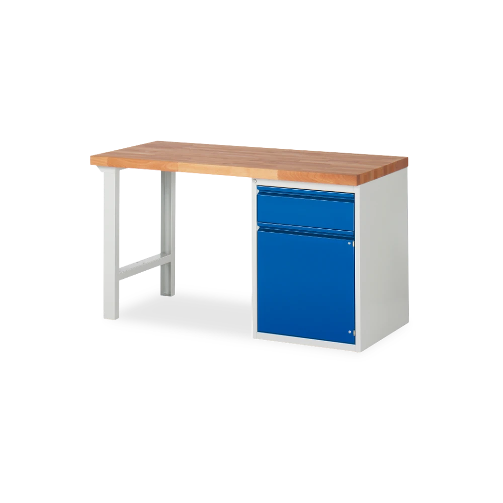 03_7502I1-157B4S.11 Profi-Werkbank Basic-7 – 1 schublade 1 ture (1000 mm–2000 mm – Detailansicht
