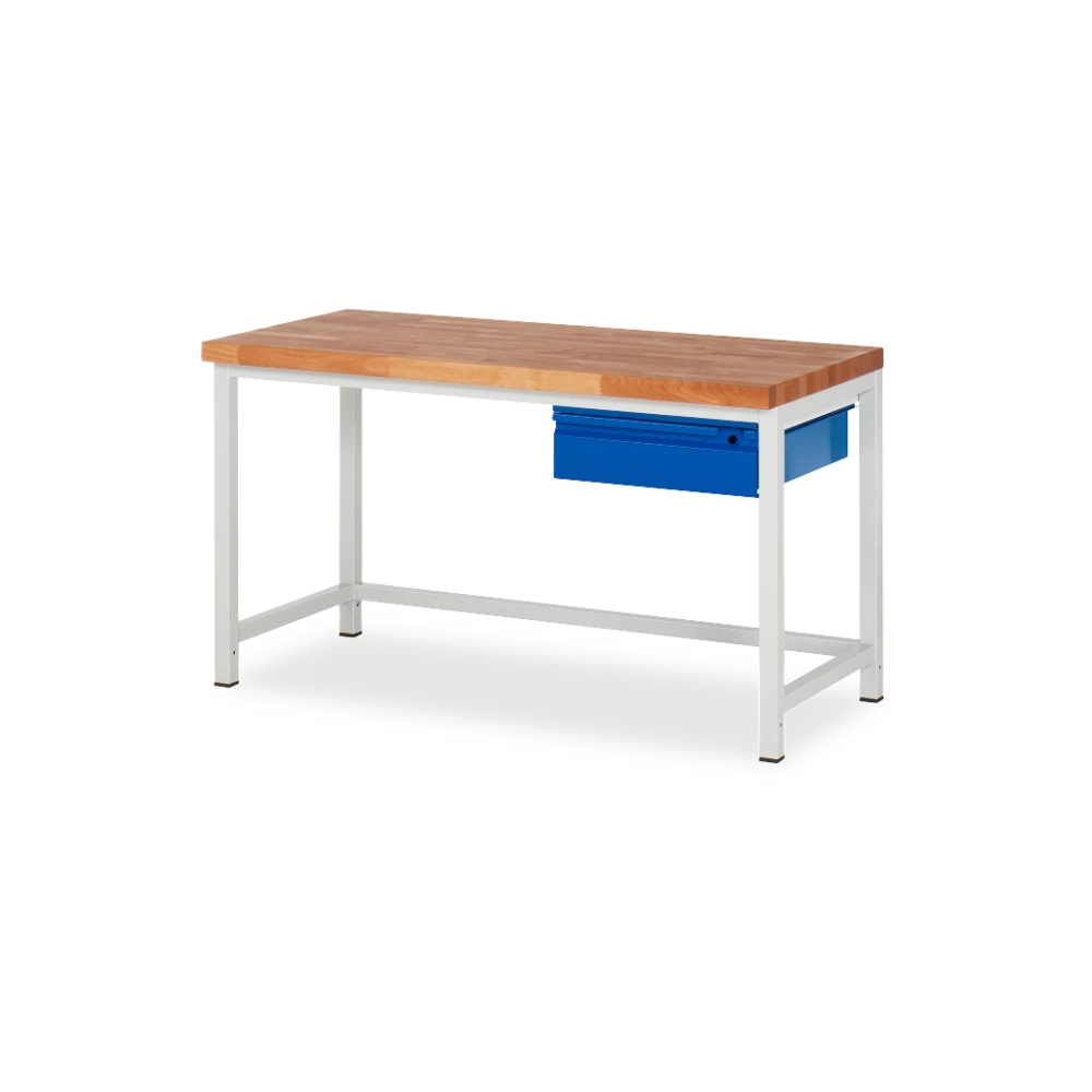 03_8001I1-157B4S.11 Profi-Werkbank Basic-8 – 1 schublade (750 mm–2000 mm) – Detailansicht