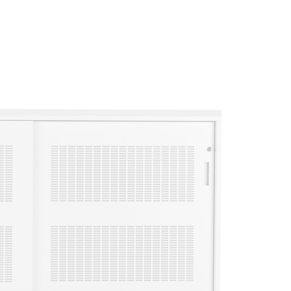 AKUSTIKSCHRANK_PLATTE_WEISS Abdeckplatte für Akustik-Schiebetürenschränke – 1600/2000 mm – Detailansicht