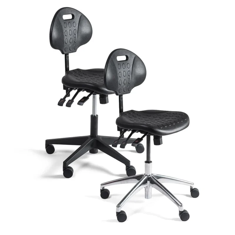 Arbeitsstuhl mit Rollen, Werkstatt, ergonomisch Werkstattstu