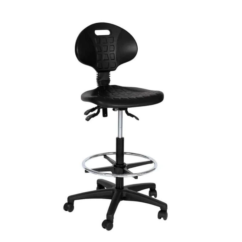 Arbeitsstuhl Hoch mit Rollen
