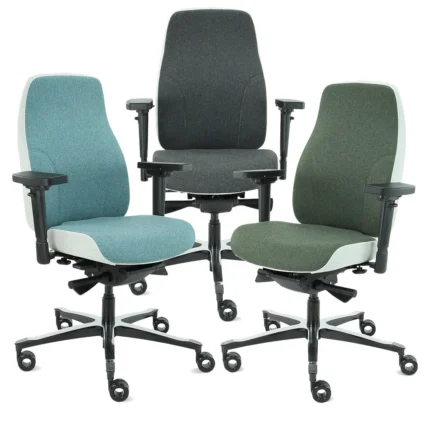 Orthopädischer Bürostuhl Grün Blau Grau - Thera® X2