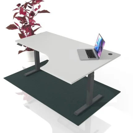 Computertisch Curved höhenverstellbar Studio-Edition elektri