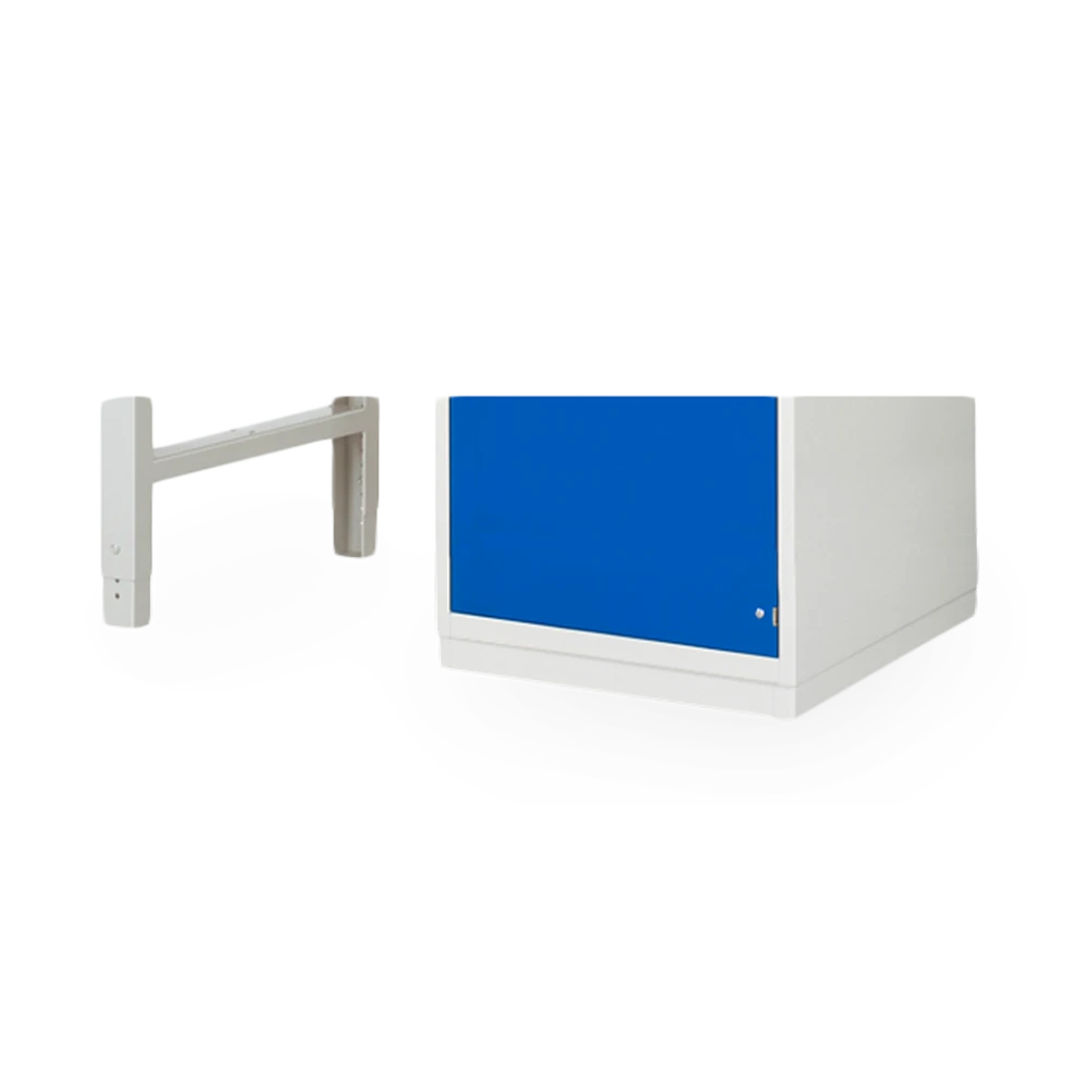 MP-H-S7-F-C Profi-Werkbank Basic-7 – 1 schublade 1 ture (1000 mm–2000 mm – Detailansicht