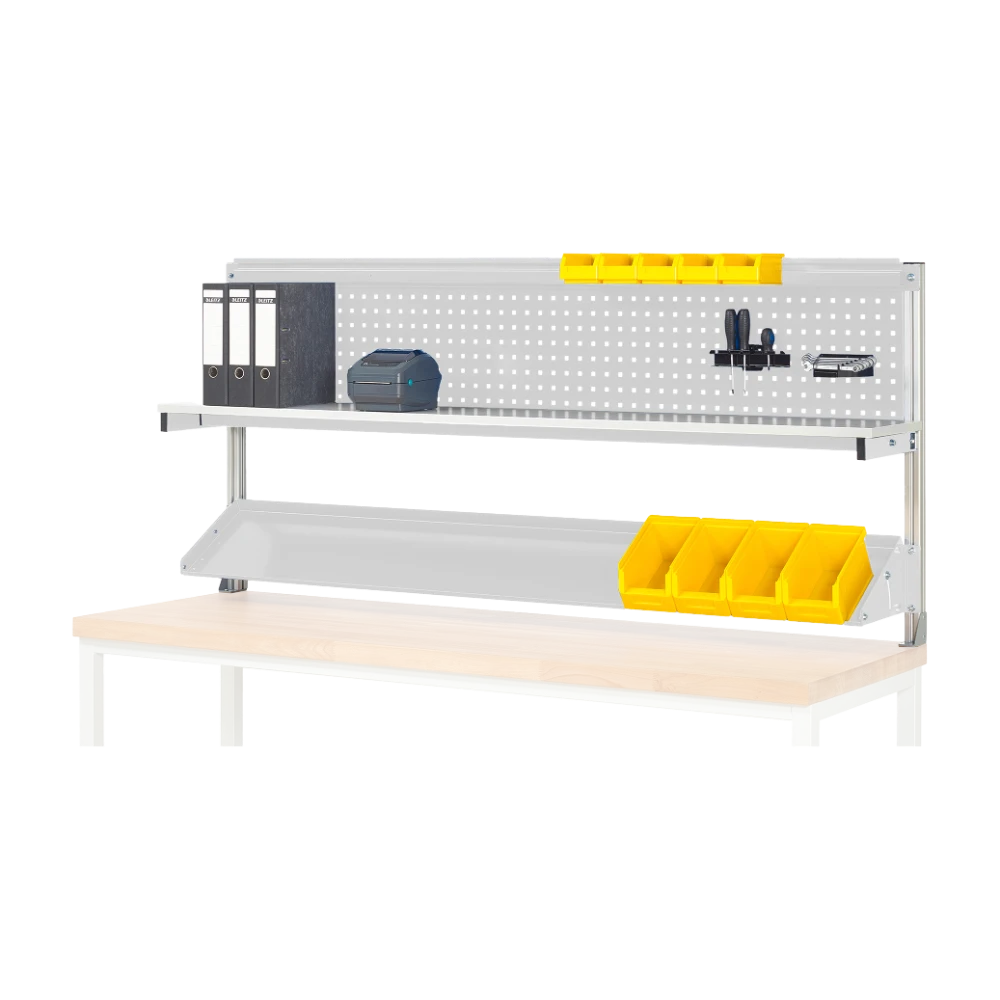 SAE-KM01-2000.12 Systemaufbau für Profi-Werkbänke Basic-8 – Komplettset (750 – Detailansicht