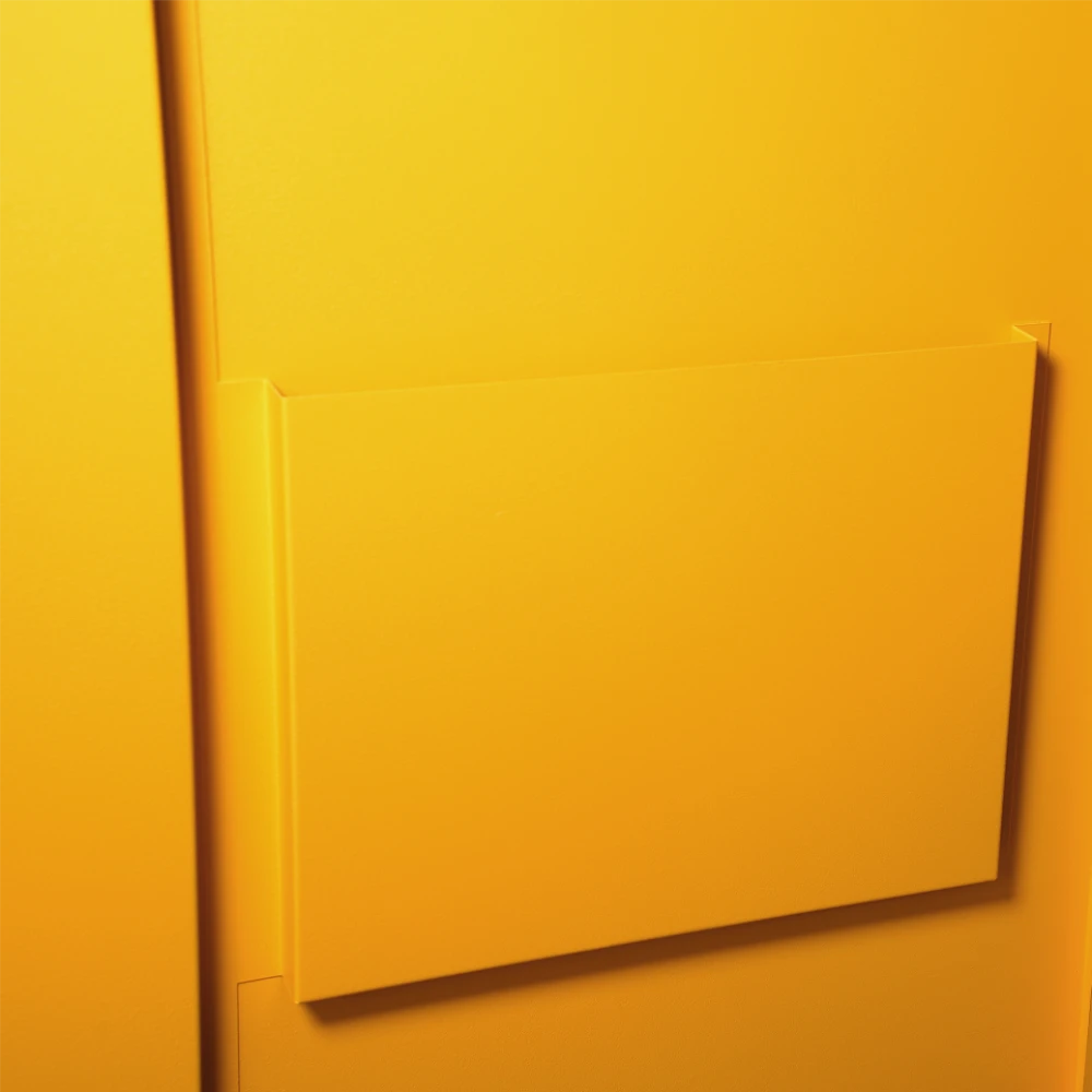 UMWELTSCHRANK_DETAIL-03 Umweltschrank 500 mm mit 4 Wannen (500 × 500 × 1950 mm) – Detailansicht