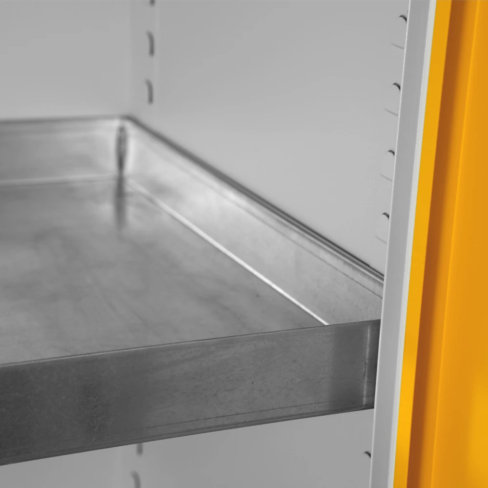 UMWELTSCHRANK_DETAIL-09 Umweltschrank 500 mm mit 4 Wannen (500 × 500 × 1950 mm) – Detailansicht