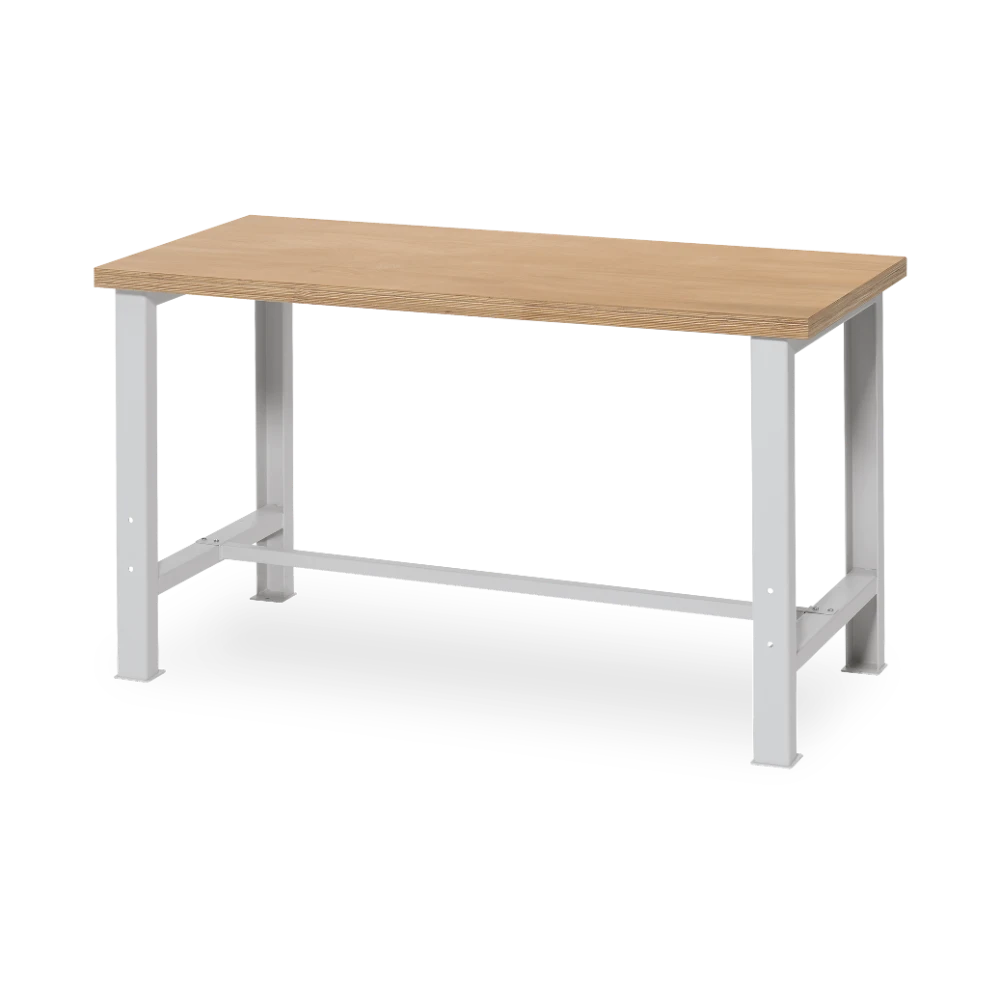 WERKBANK_CEHA_FIX_QUER_KEINE-SCHUBLADE Werkbank mit Unterbaucontainer – 2000 mm (RAL 5010–RAL 7035) – Detailansicht