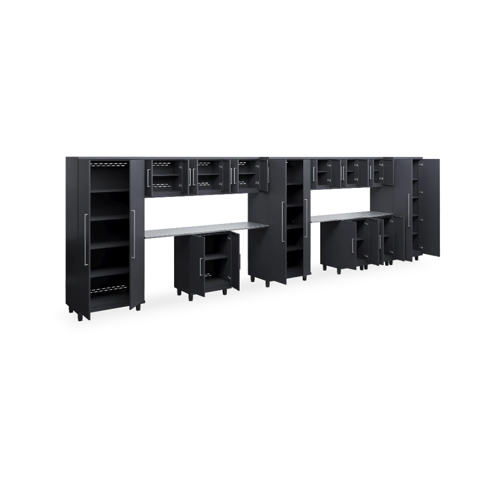 WERKSTATT-PRESTIGE_SET-10_STAHL_OFFEN_7021-7021 Werkstatt-Komplett-Set Prestige 10 – 7011 × 610 × 2032 mm