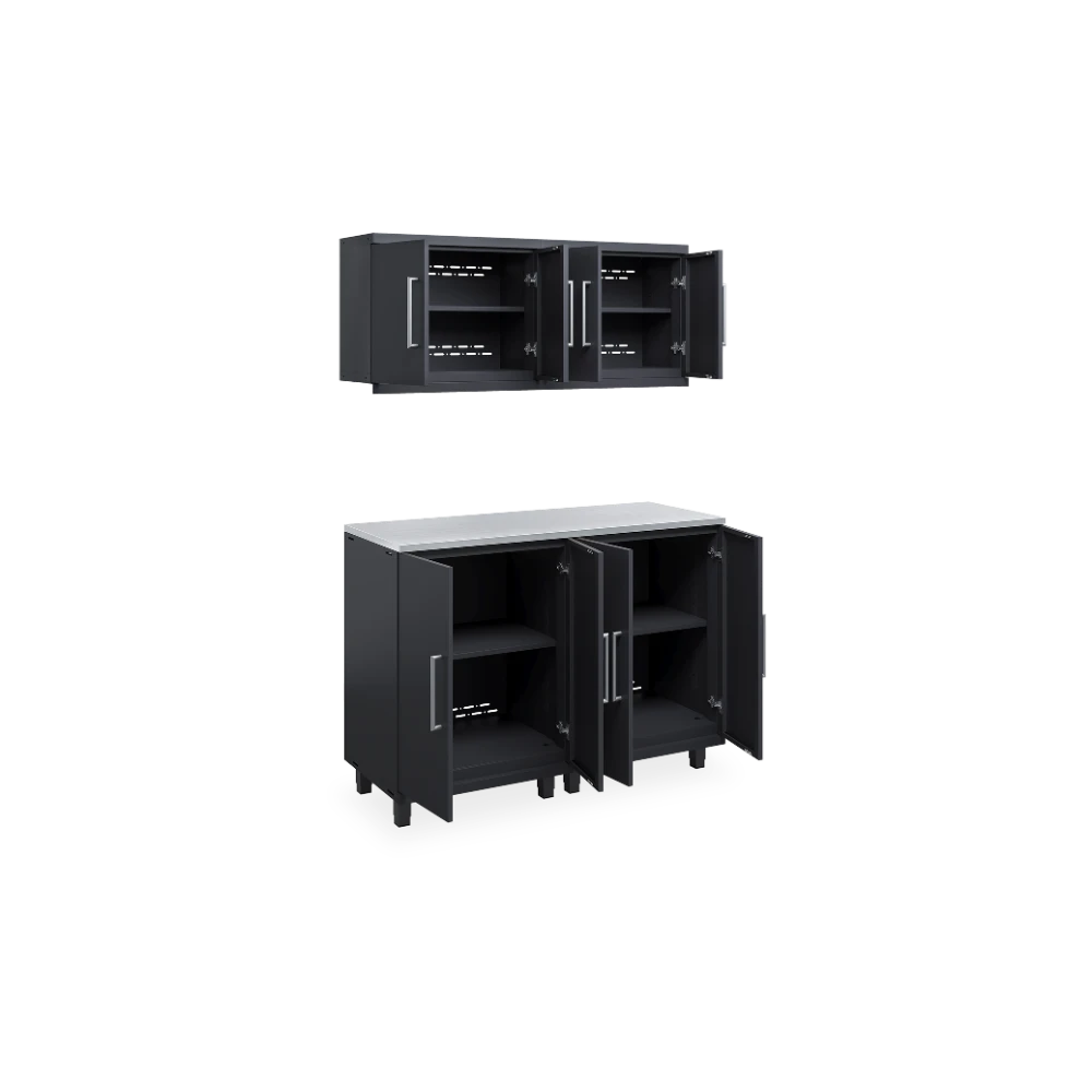 WERKSTATT-PRESTIGE_SET-1_STAHL_OFFEN_7021-7021 Werkstatt-Komplett-Set Prestige 01 – 7011 × 610 × 2032 mm
