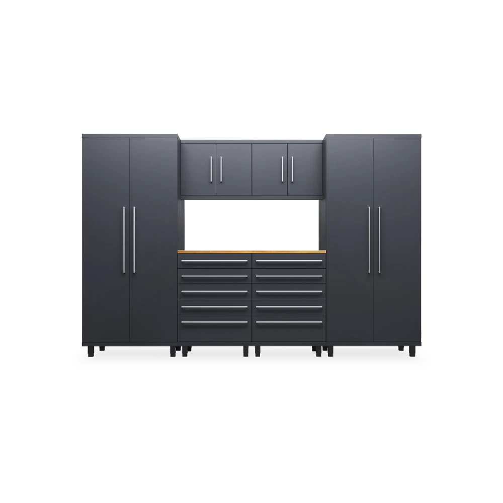 WERKSTATT-PRESTIGE_SET-3_HOLZ_FRONT_7021-7021 Werkstatt-Komplett-Set Prestige 03 – 3252 × 610 × 2032 mm