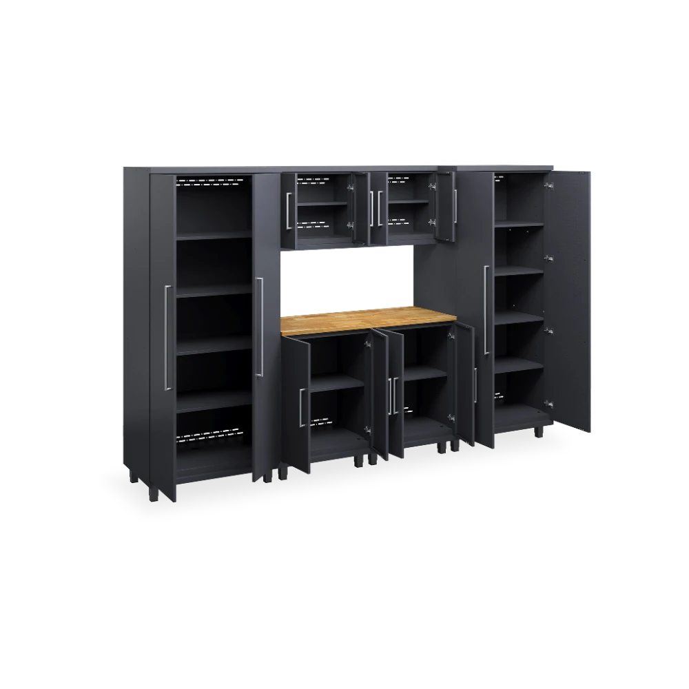 WERKSTATT-PRESTIGE_SET-4_HOLZ_OFFEN_7021-7021 Werkstatt-Komplett-Set Prestige 04 – 3252 × 610 × 2032 mm