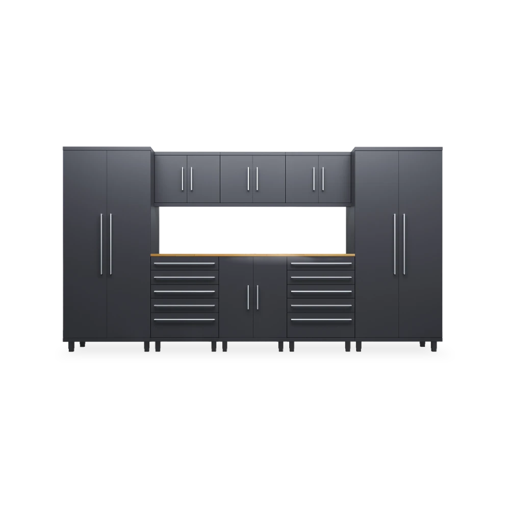 WERKSTATT-PRESTIGE_SET-6_HOLZ_FRONT_7021-7021 Werkstatt-Komplett-Set Prestige 06 – 3963 × 610 × 2032 mm