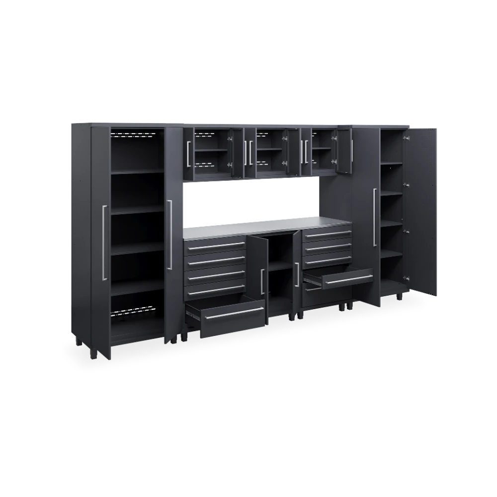 WERKSTATT-PRESTIGE_SET-6_STAHL_OFFEN_7021-7021 Werkstatt-Komplett-Set Prestige 06 – 3963 × 610 × 2032 mm