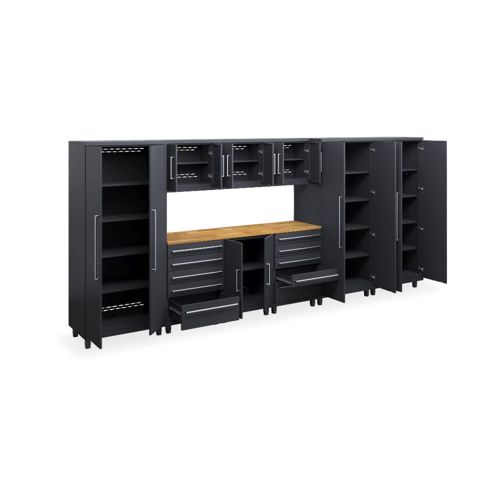 WERKSTATT-PRESTIGE_SET-8_HOLZ_OFFEN_7021-7021 Werkstatt-Komplett-Set Prestige 08 – 4878 × 610 × 2032 mm