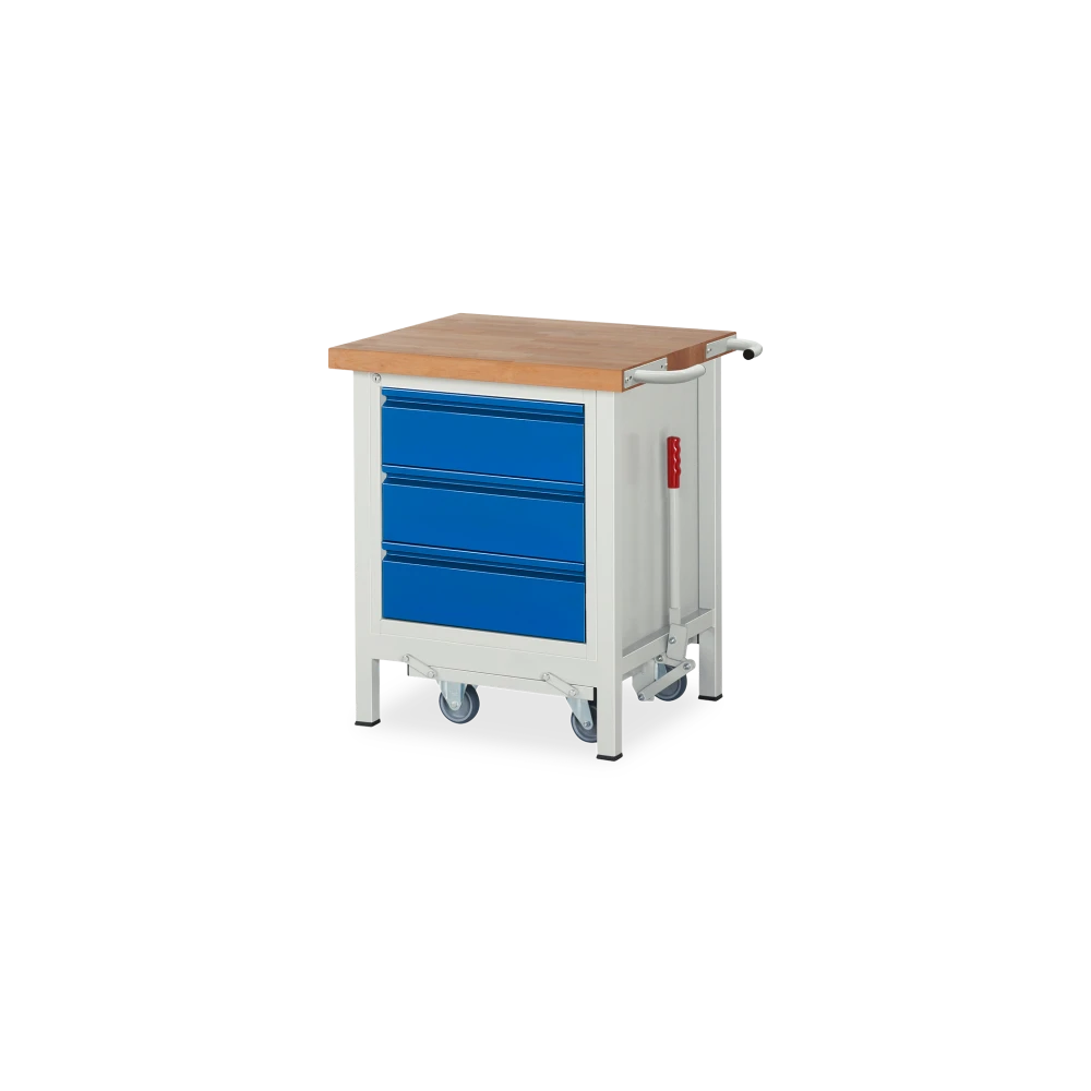 fahrbare-werkbank-absenkbar-serie-basic-8-mit-3x-schubladen-v1 fahrbare werkbank absenkbar serie basic 8 mit 3x schubladen v1