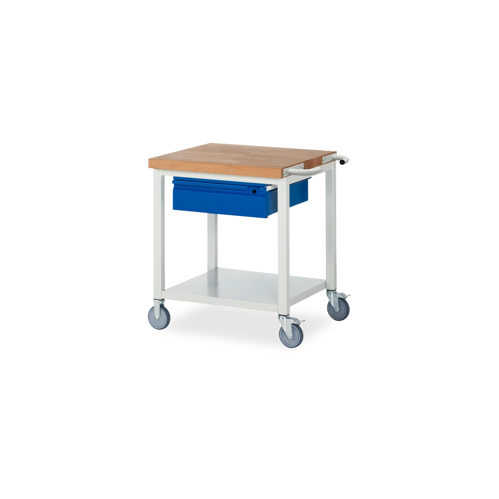 fahrbare-werkbank-serie-basic-8-mit-ablageboden-und-1x-schublade-v1 fahrbare werkbank serie basic 8 mit ablageboden und 1x schublade v1