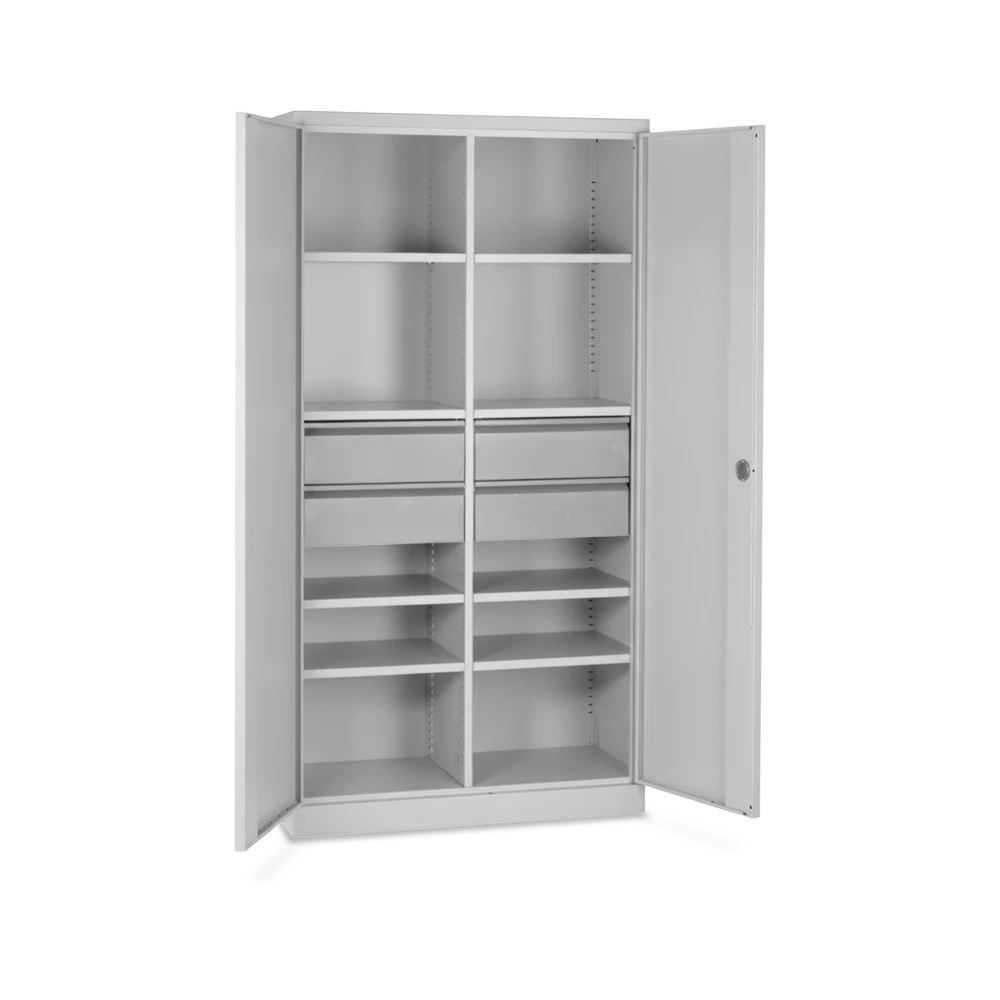 werkstattschrank-120x45x195-cm-8-boeden-4-schubladen-v1 werkstattschrank 120x45x195 cm 8 boeden 4 schubladen v1