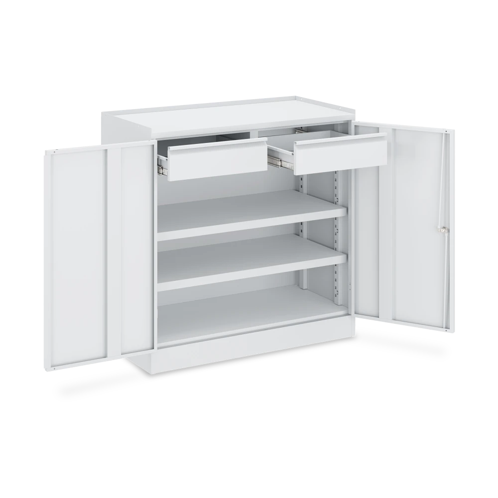 werkzeugschrank-2-schubladen-lichtgrau werkzeugschrank 2 schubladen lichtgrau