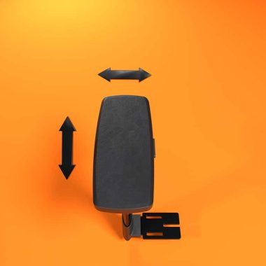 4D Auflagen der Armlehnen für die Tiefeneinstellung und Breiteneinstellung
